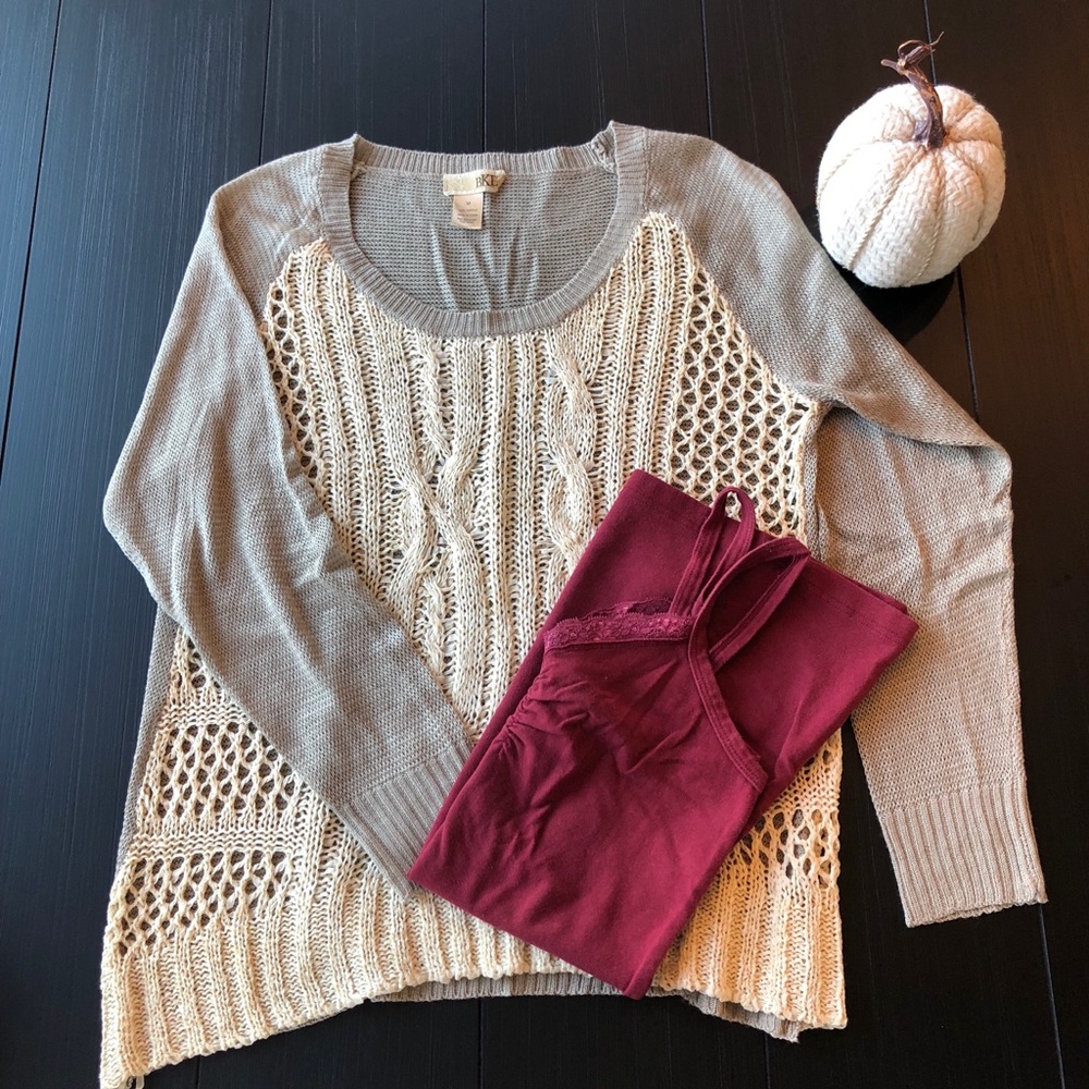 BKE Crotchet Sweater